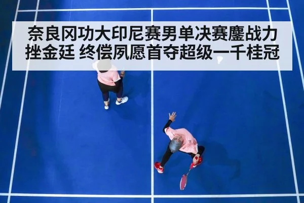 Indonesia Open badminton final